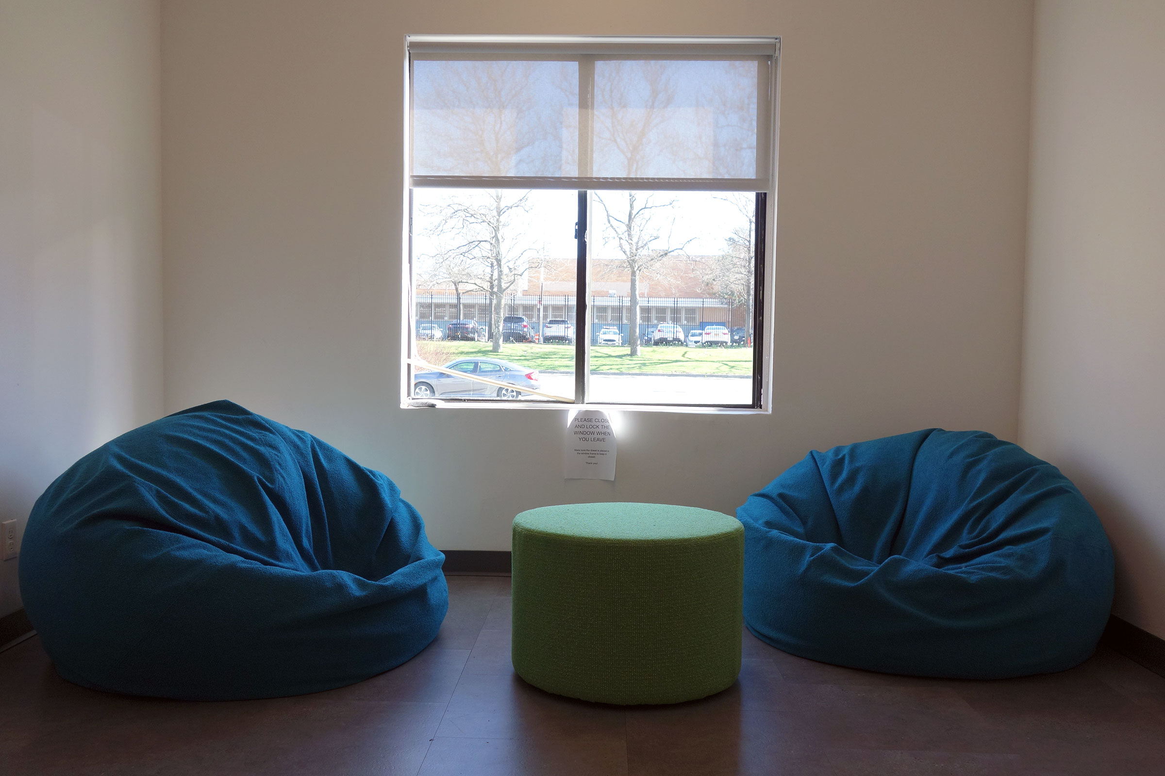 One of the flexible spaces in the writing studios