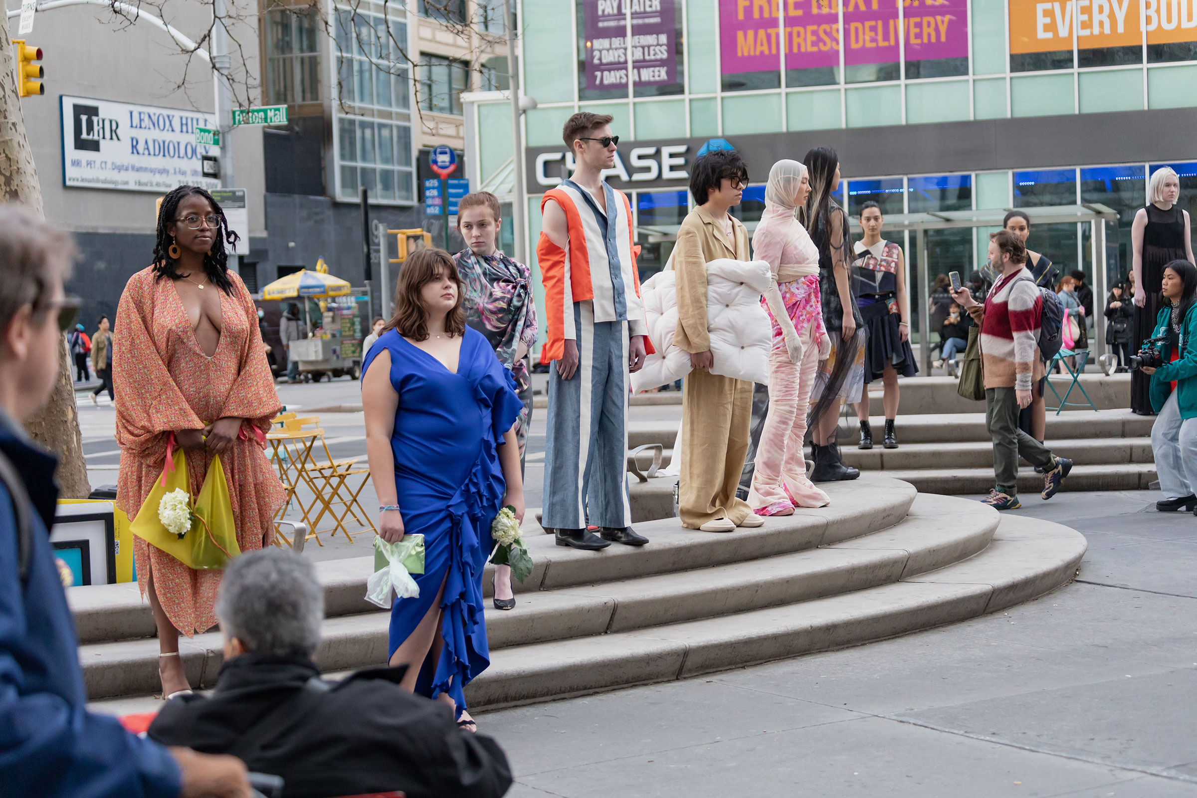 The April 9 Community Quilt event (photo by Nate Bozeman)