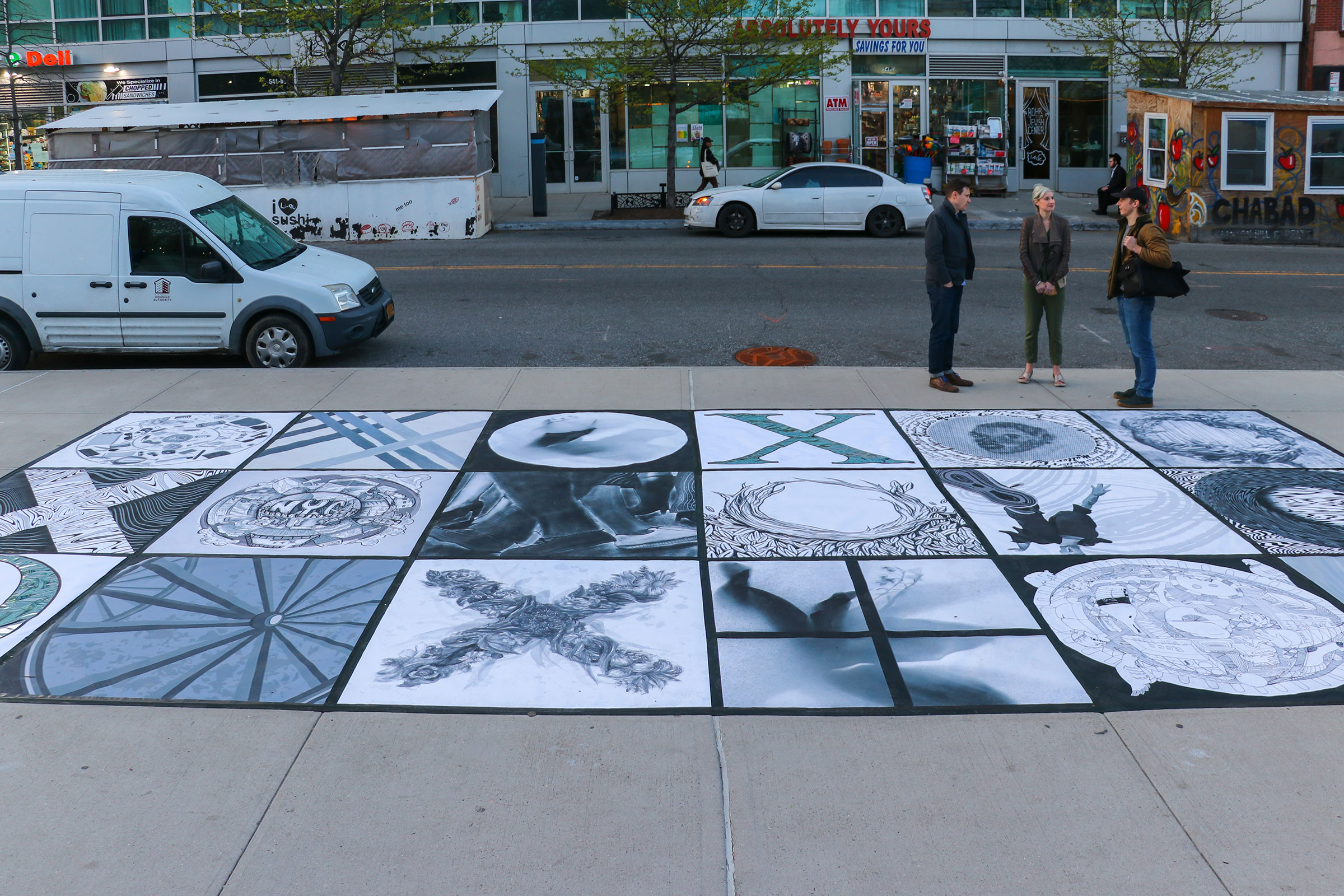 The XOXO composition (photo by Deniz Gonel, BFA Film ’24)
