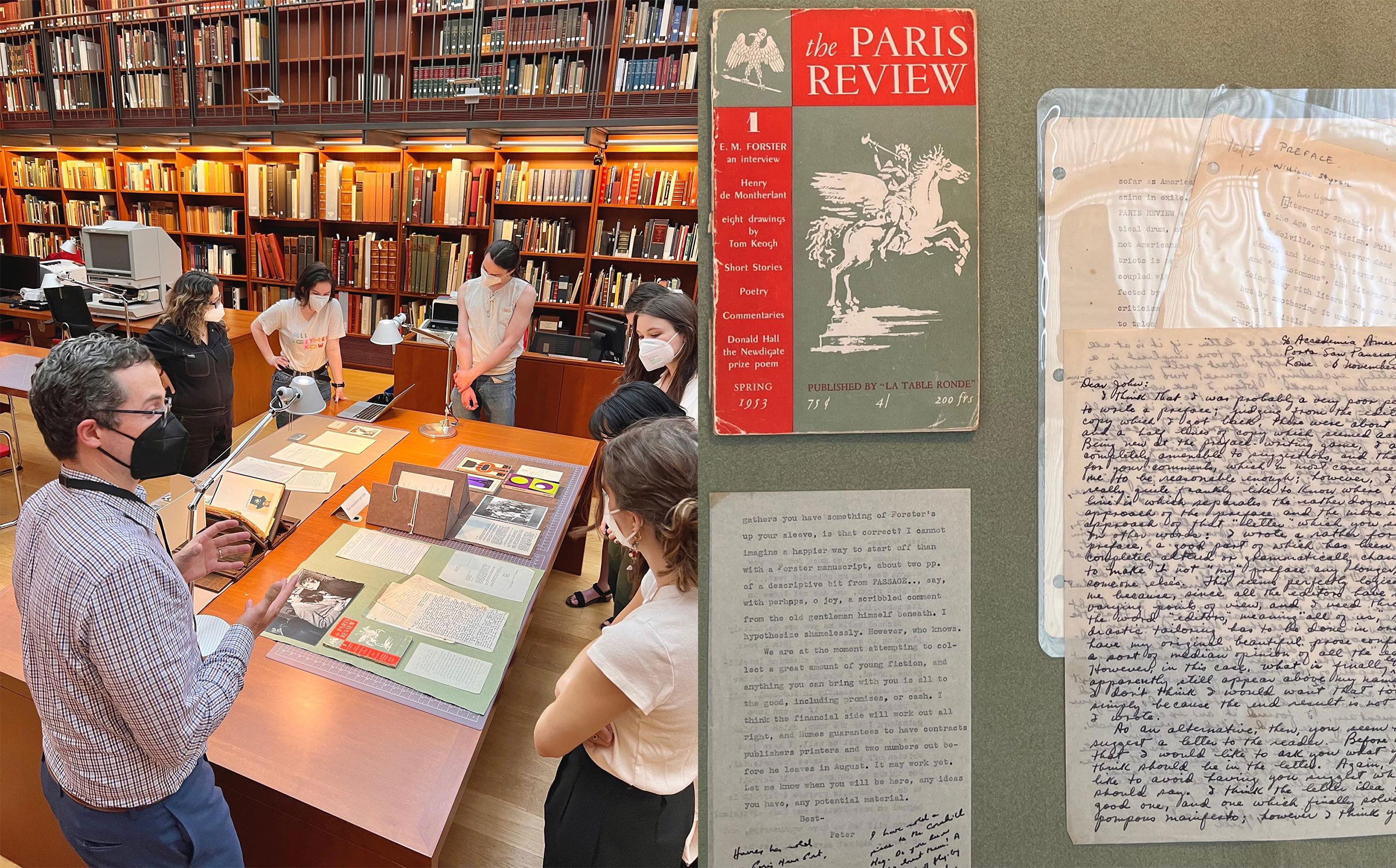 Pratt students at the Morgan Library Reading Room (courtesy Morgan Library & Museum)