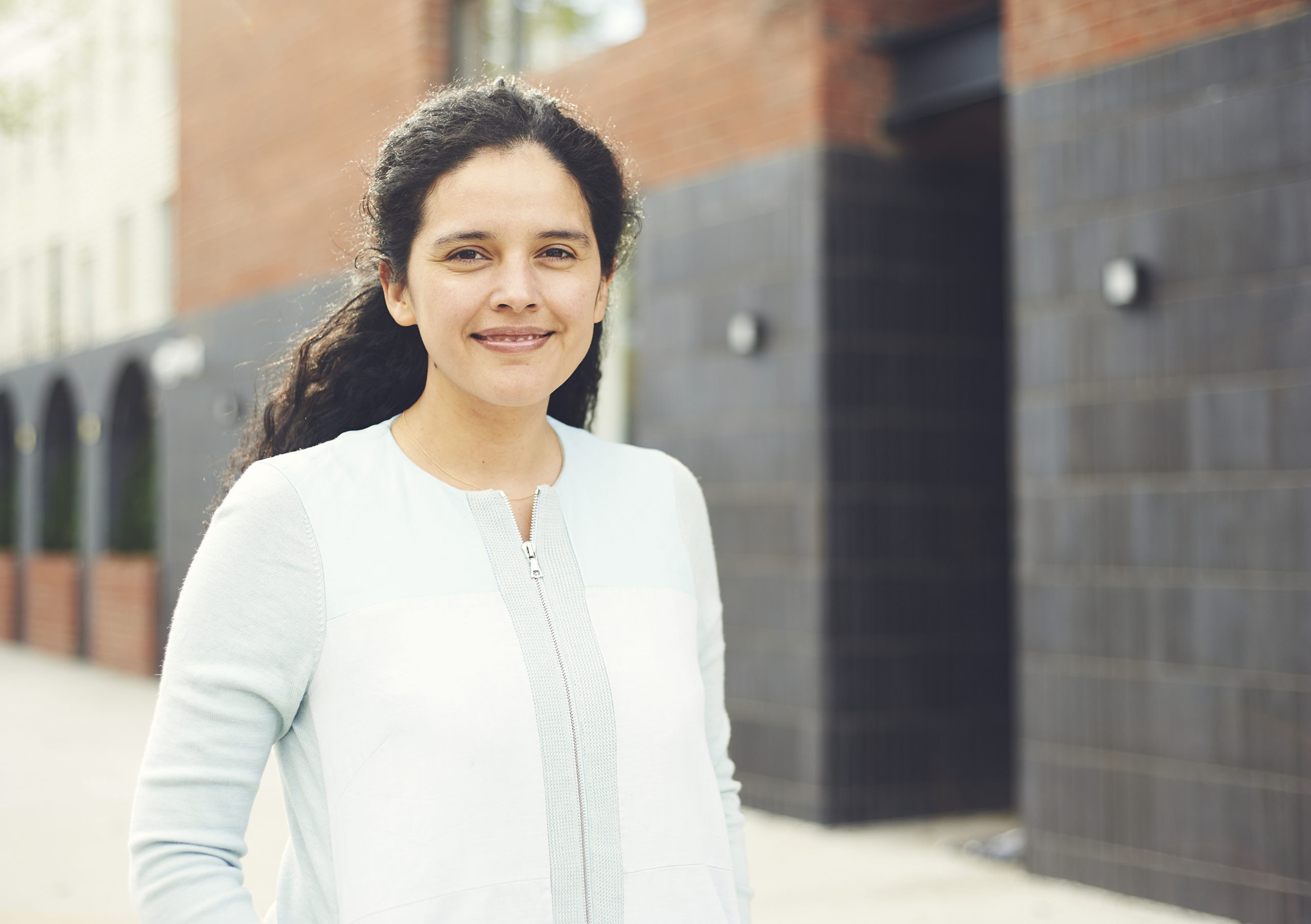 headshot of woman smiling