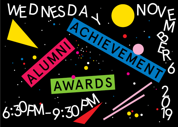 Flyer for Alumni Achievement Awards 2019
