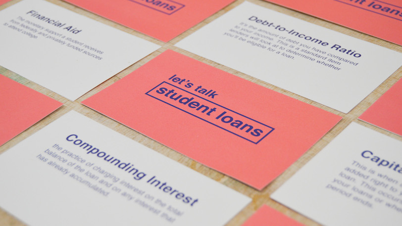 Pink and white paper cutouts with 