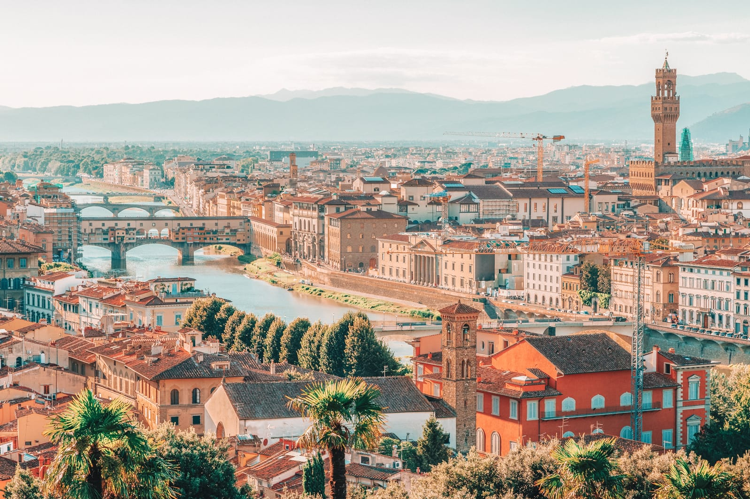 Panoramic image of Florence