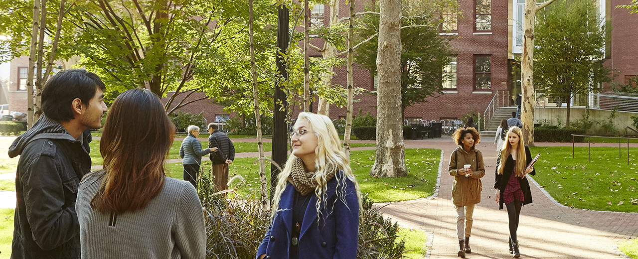 Pratt Students, meeting on campus