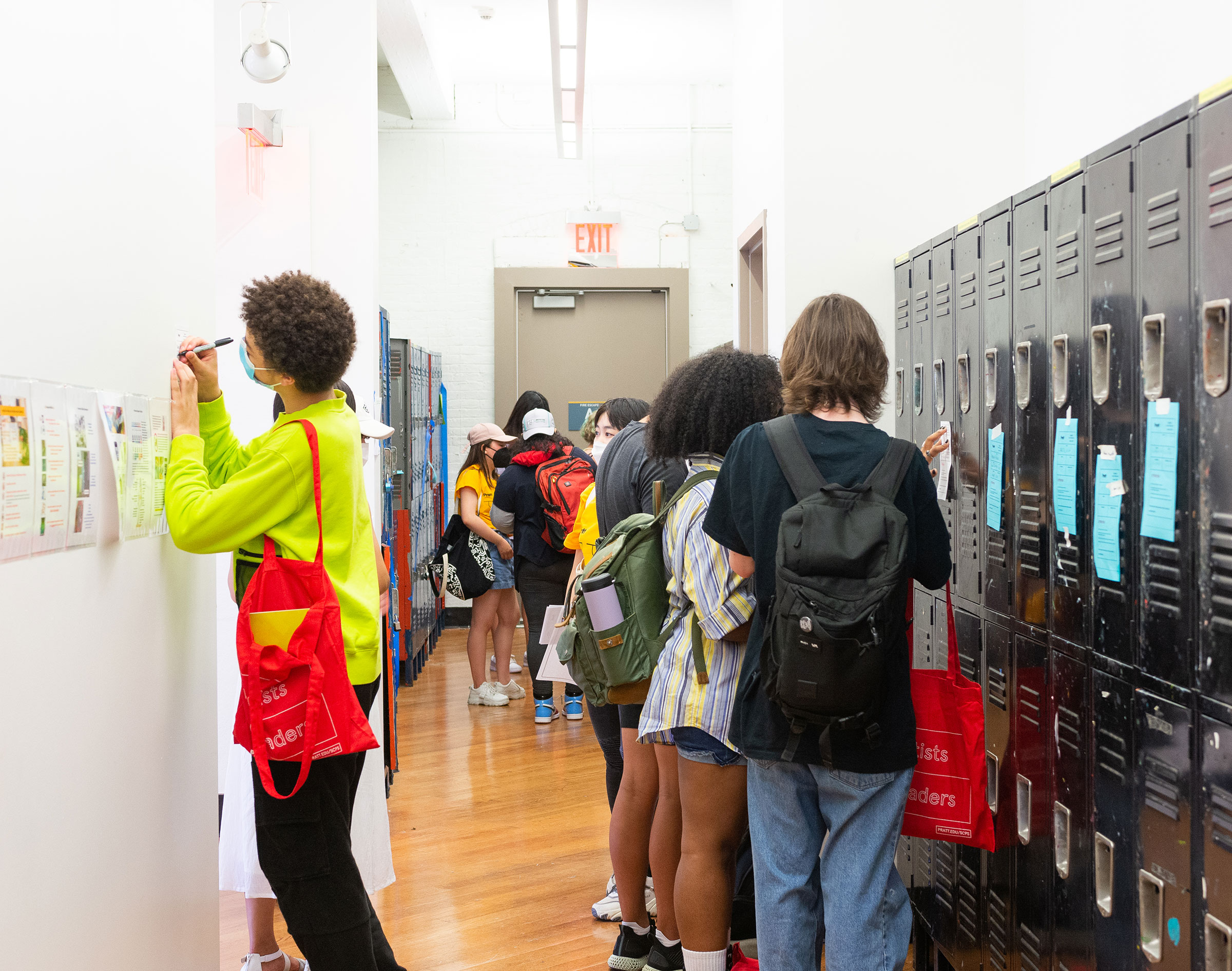 The 2022 PreCollege Orientation on the Brooklyn campus (photo by Fiona Veronique)