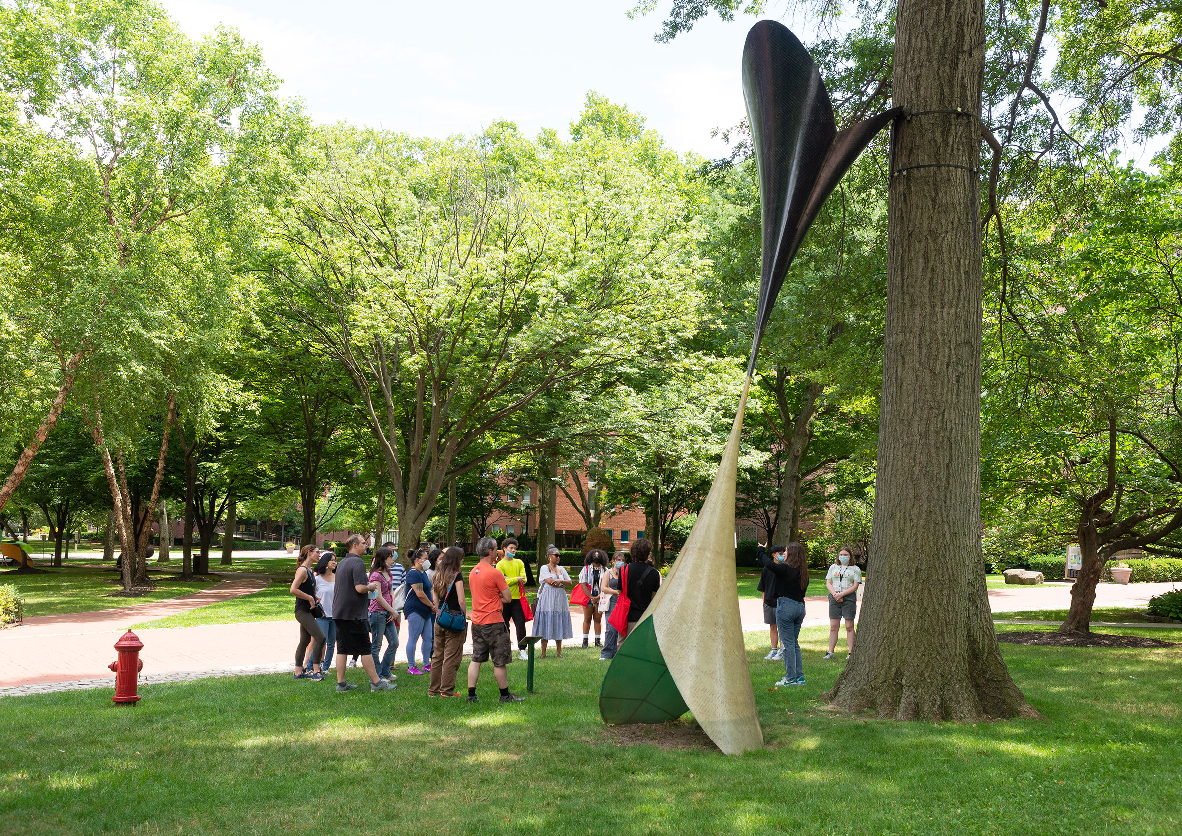The 2022 PreCollege Orientation on the Brooklyn campus (photo by Fiona Veronique)