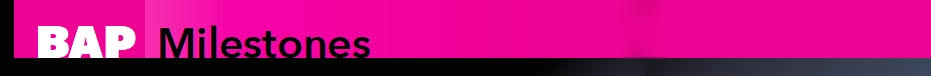 BAP Milestones logo