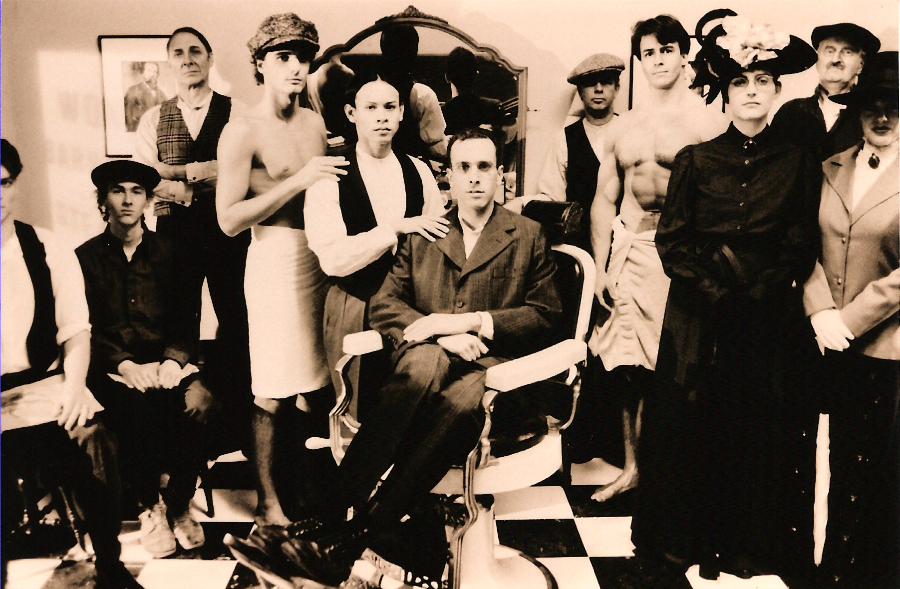The Work of Love, the Queer of Labor image depicting men in a barber shop