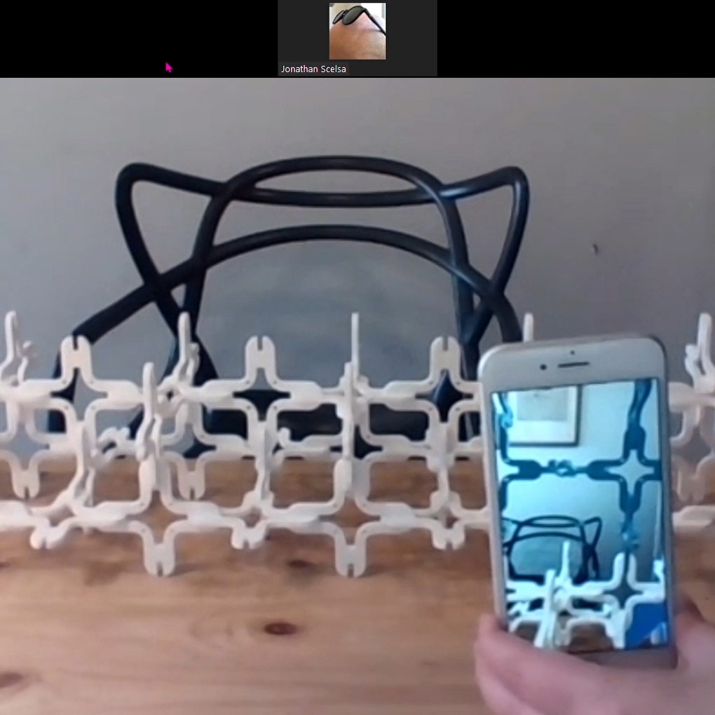 iPhone Augmentation of an Architectural model.
