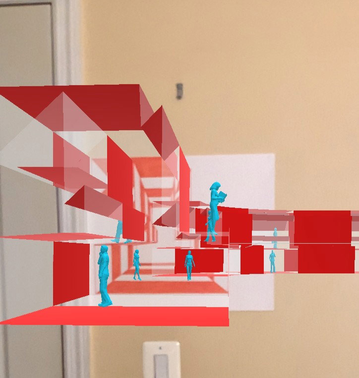 Augmented perspective corridor