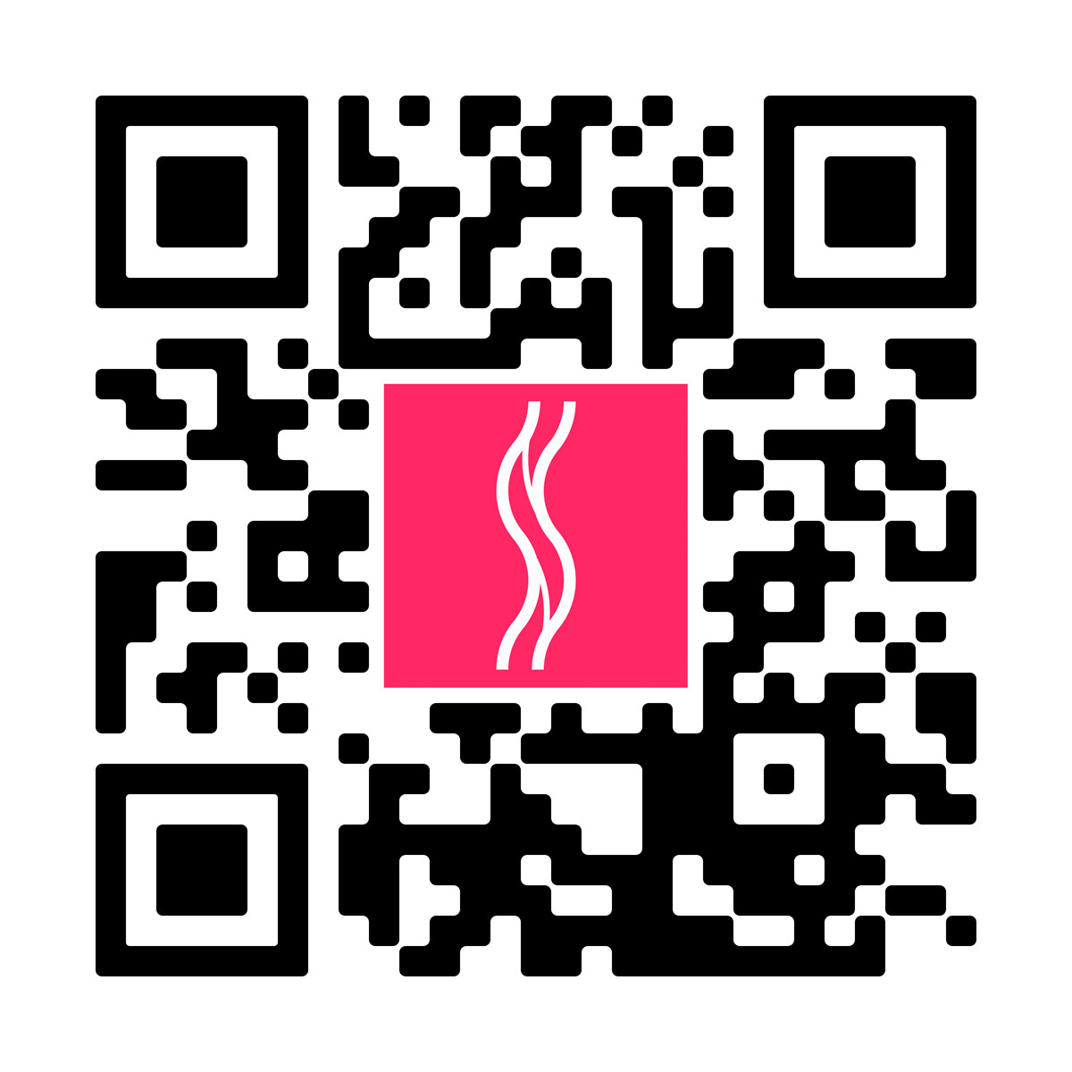 QR code for the Happy Stripe AR app