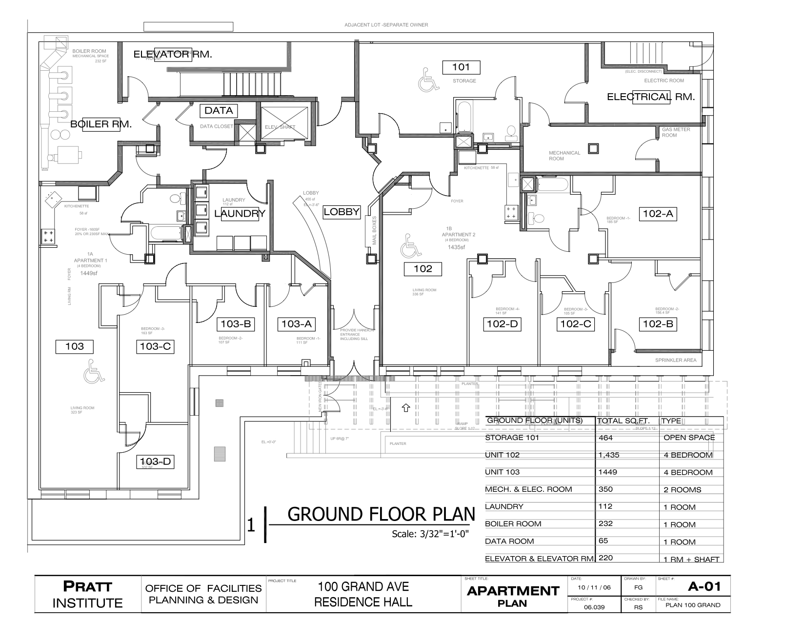 Grand Avenue Residence's floorplan 1.