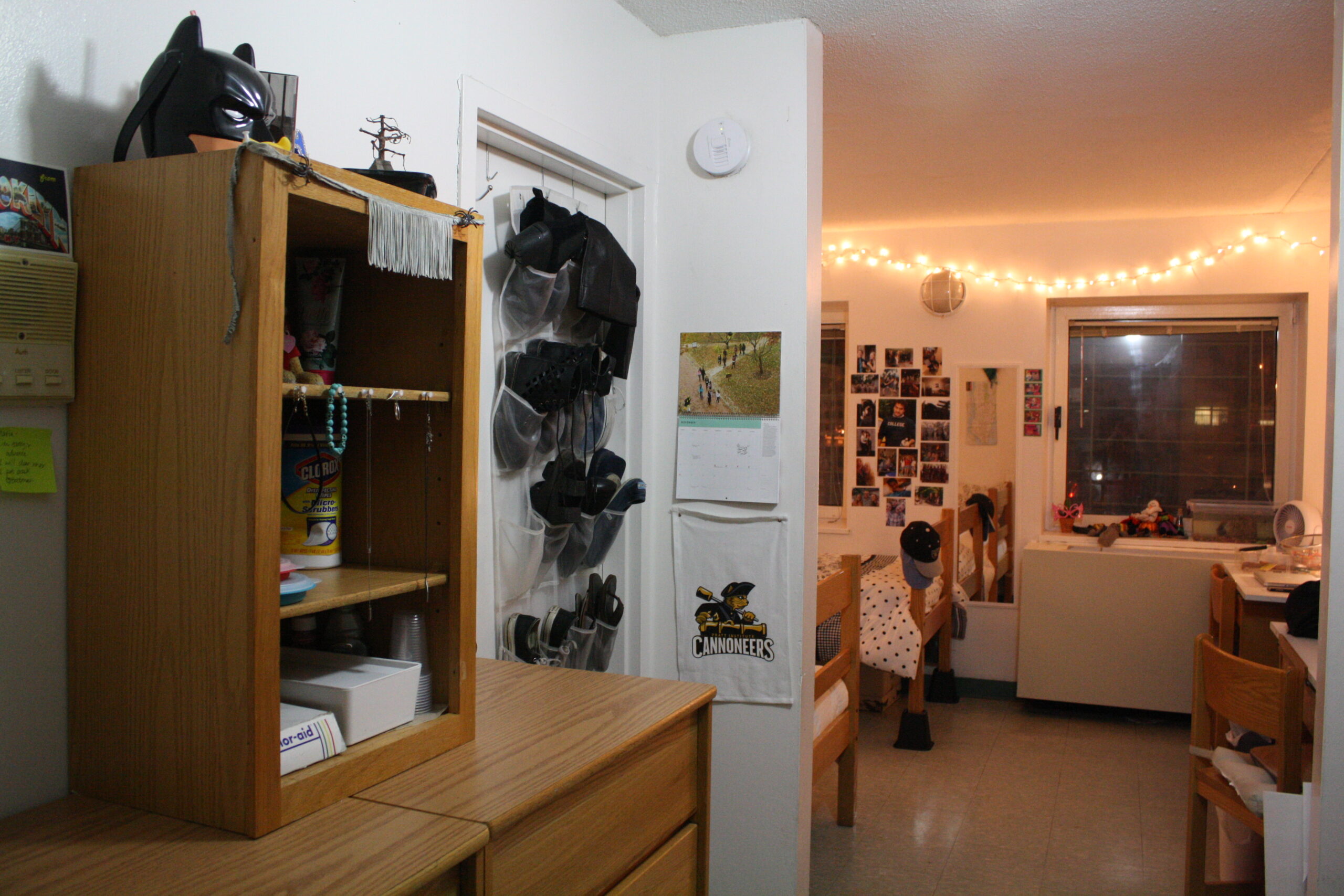 Leo J. Pantas Hall's double room.