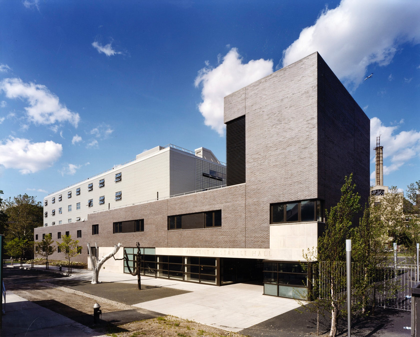 Stabile Hall's façade.