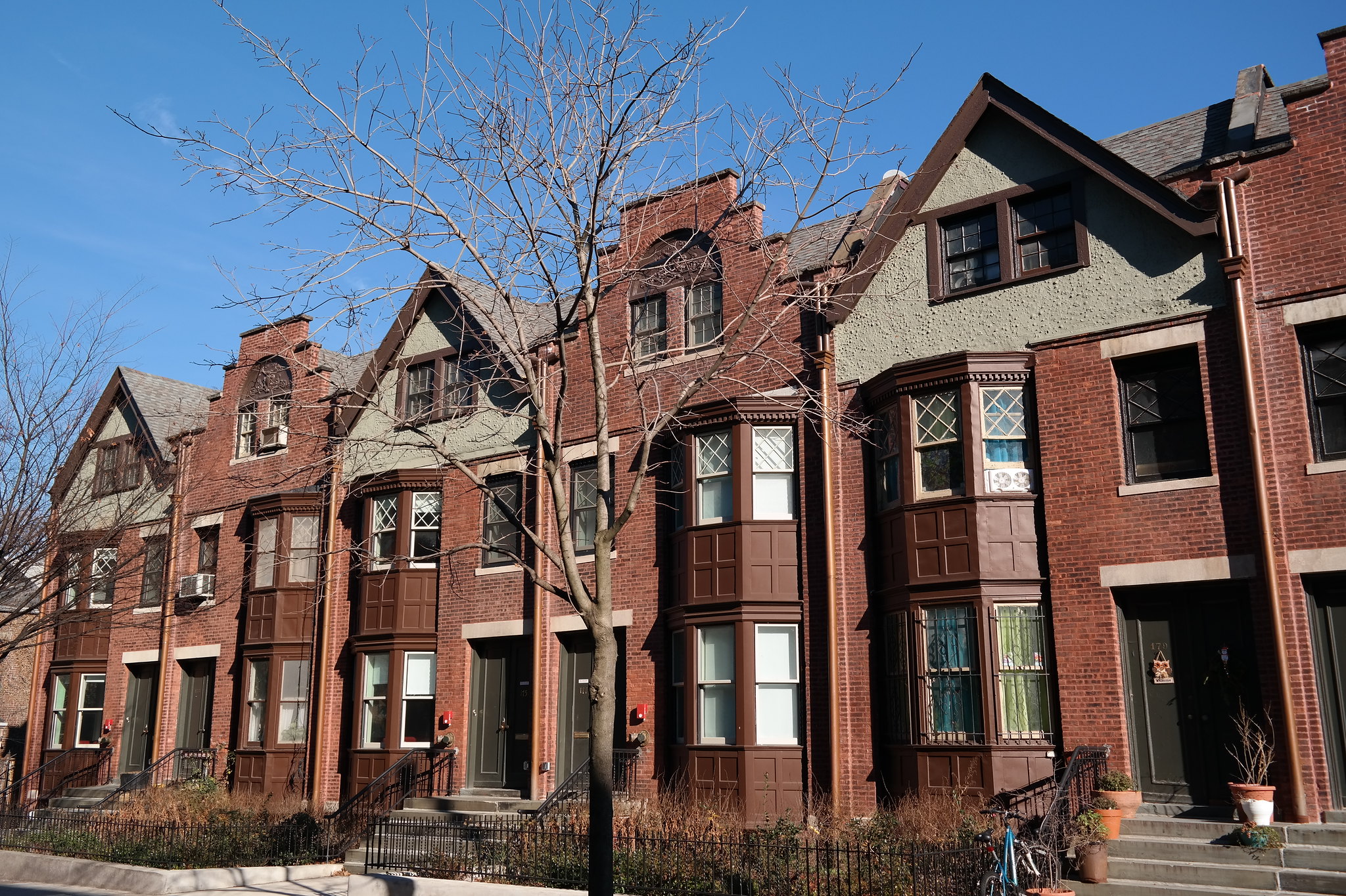 The Townhouses' façade.
