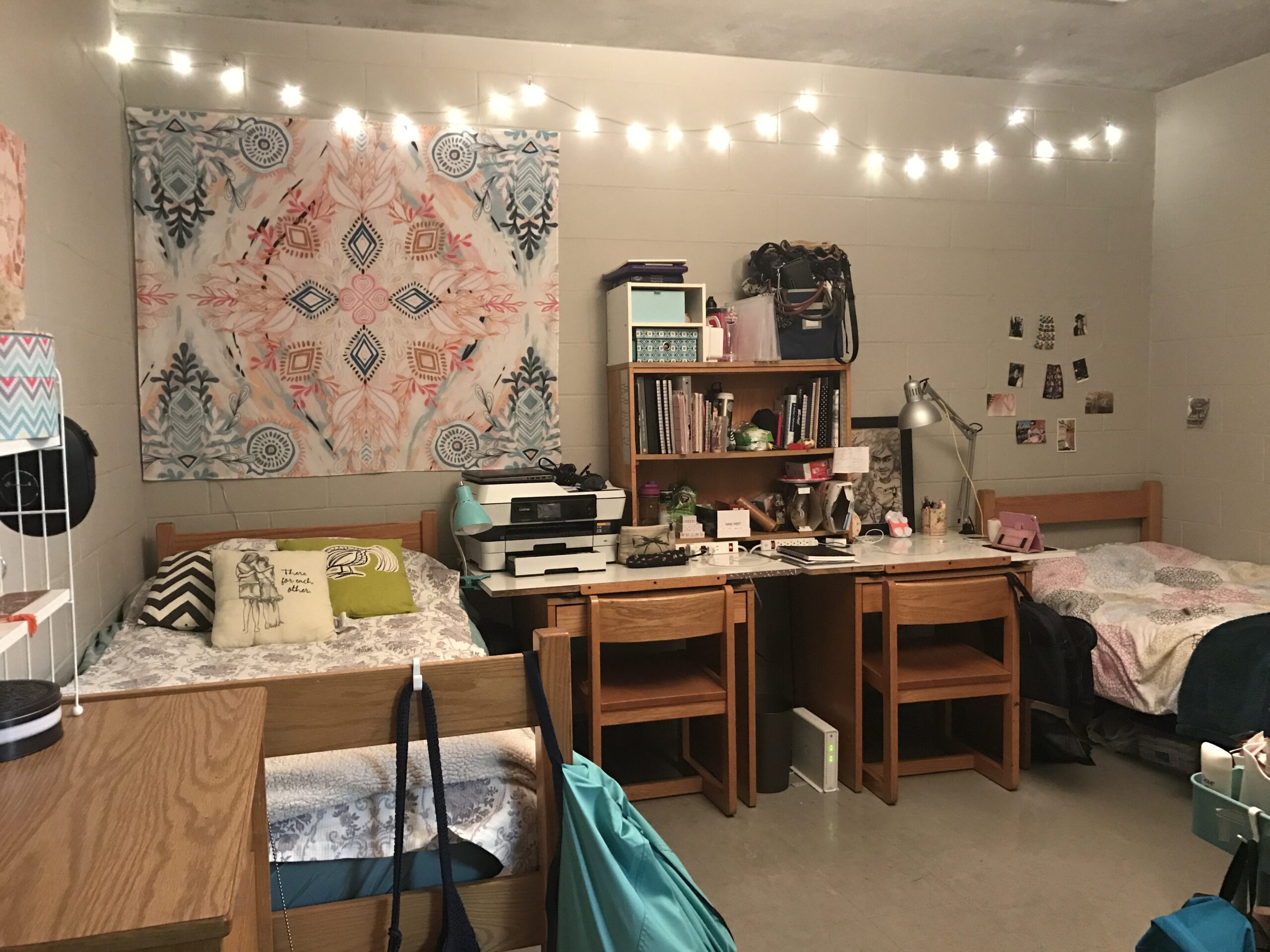 Stabile Hall's doubles room.