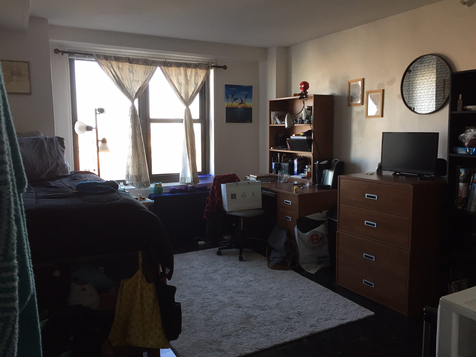 Willoughby Residence Hall's single room.