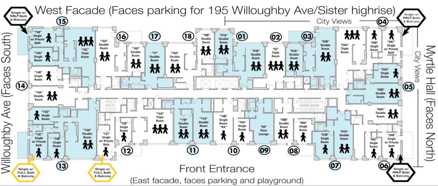 Willoughby Residence Hall Pratt Institute