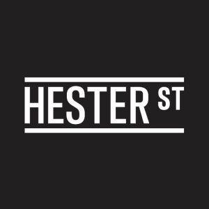 Logo with white text and black background that reads
