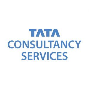 Logo with blue text and white background that reads