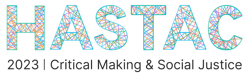 Banner with a white background and black font that reads