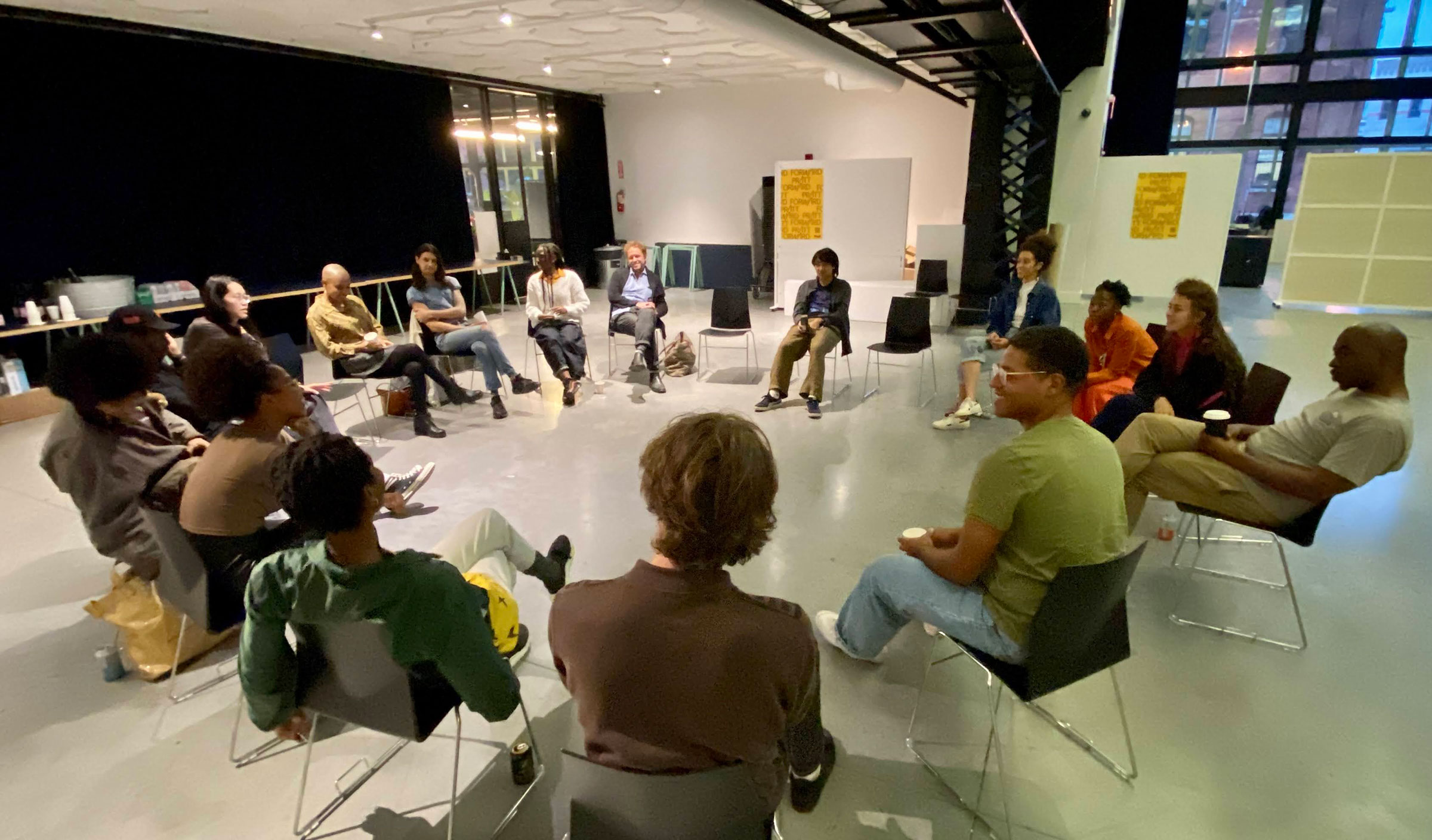 Pratt>FORWARD dialogue at Newlab (photo by JUSTICE)