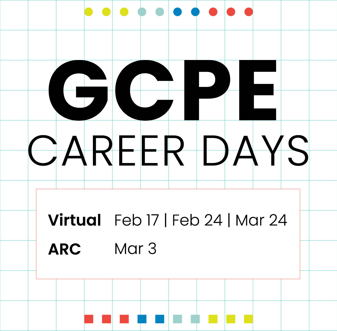 flyer for gcpe event