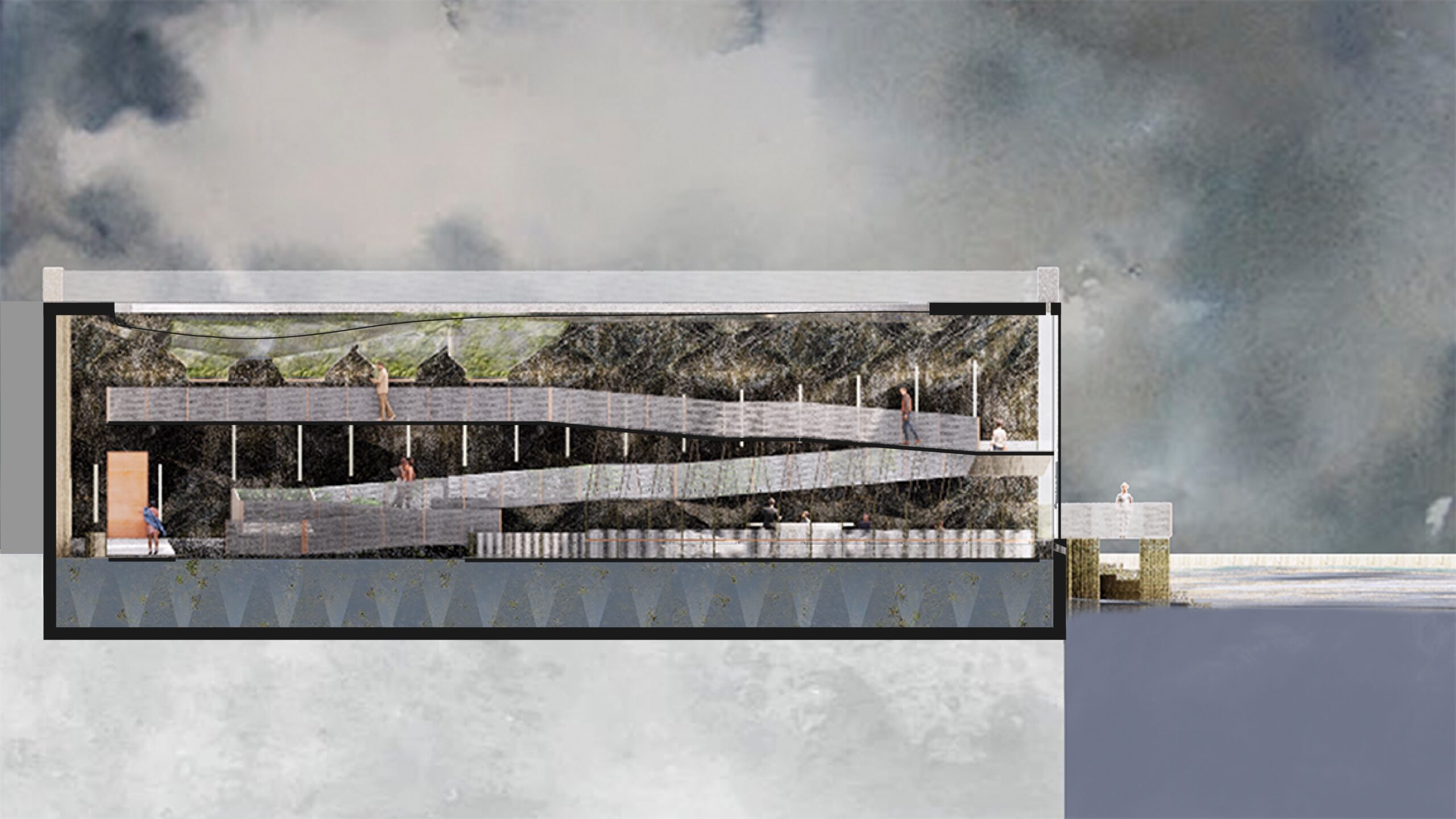 artist rendering of pavilion