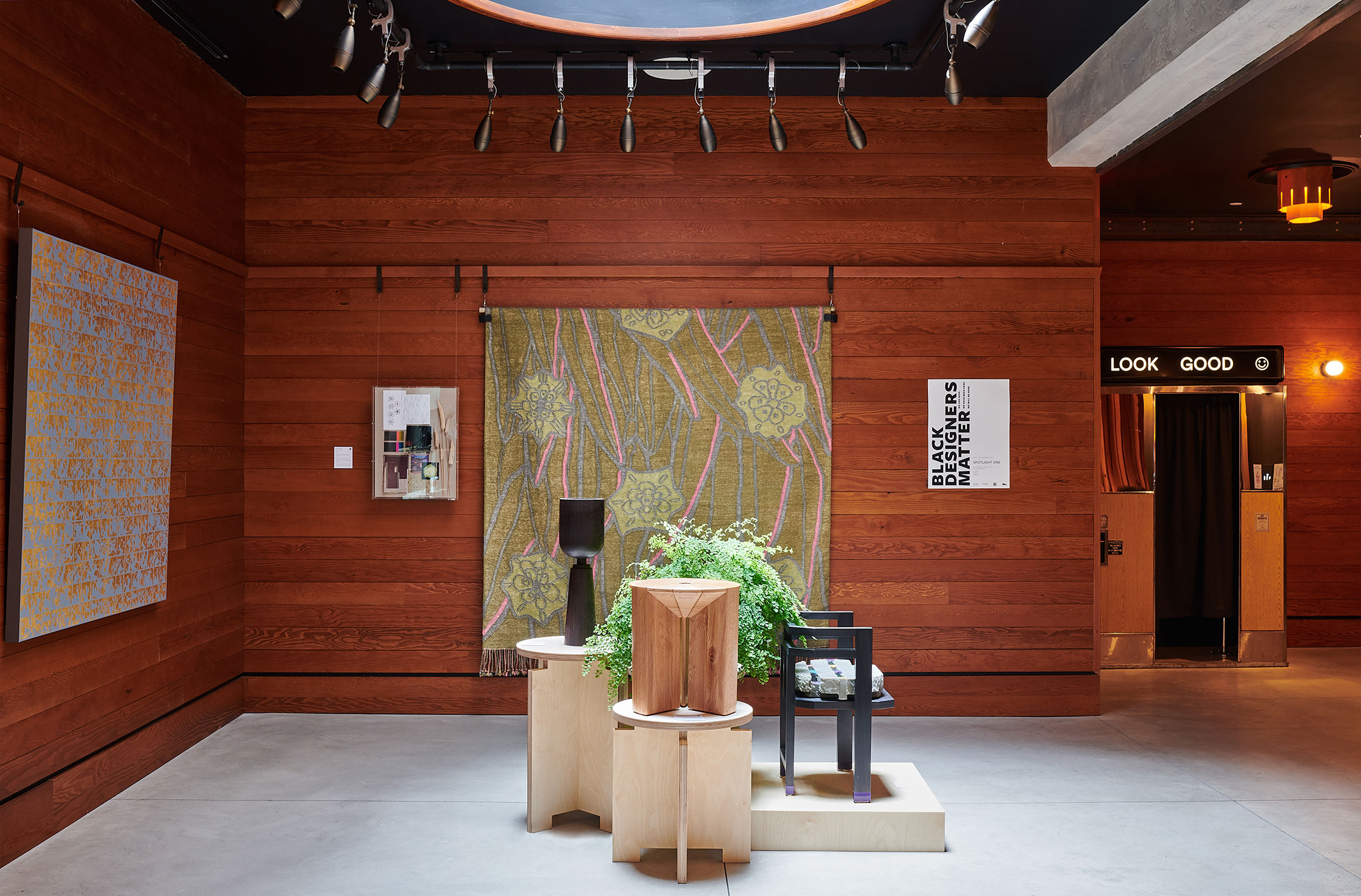 The ‘Black Folks In Design Spotlight 1’ exhibit (courtesy Kelly Marshall)