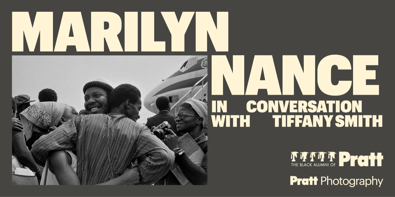 a poster for the marilyn nance event at pratt