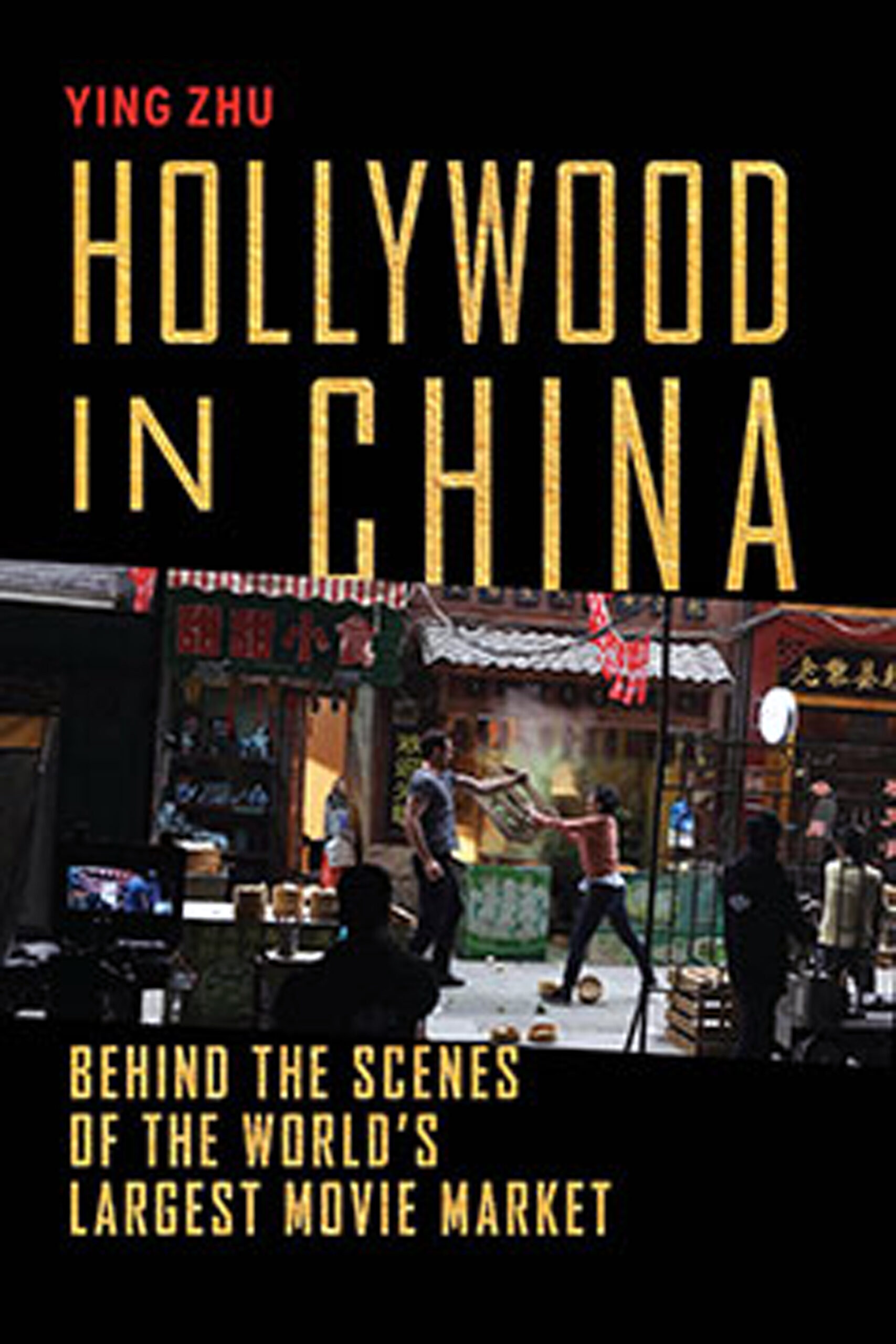 Poster for the Hollywood in China event with Ying Zhu