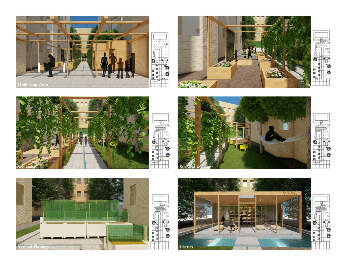 Design proposal for the 131st Street site from Owen Zhao, Linwen Ni, and Jessica Kraemer