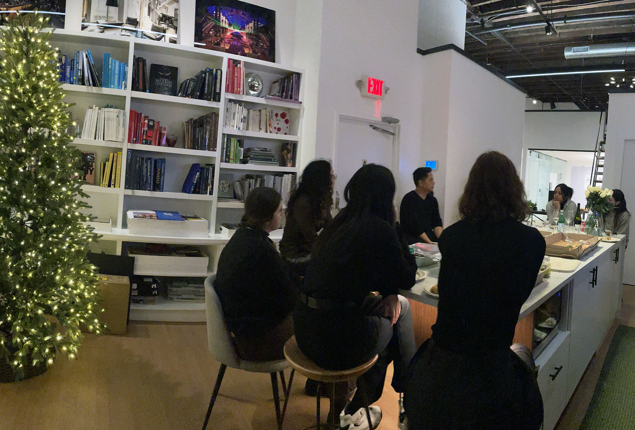 The Dinner with Six at Celano Design Studio Co. (courtesy Office of Alumni Engagement)