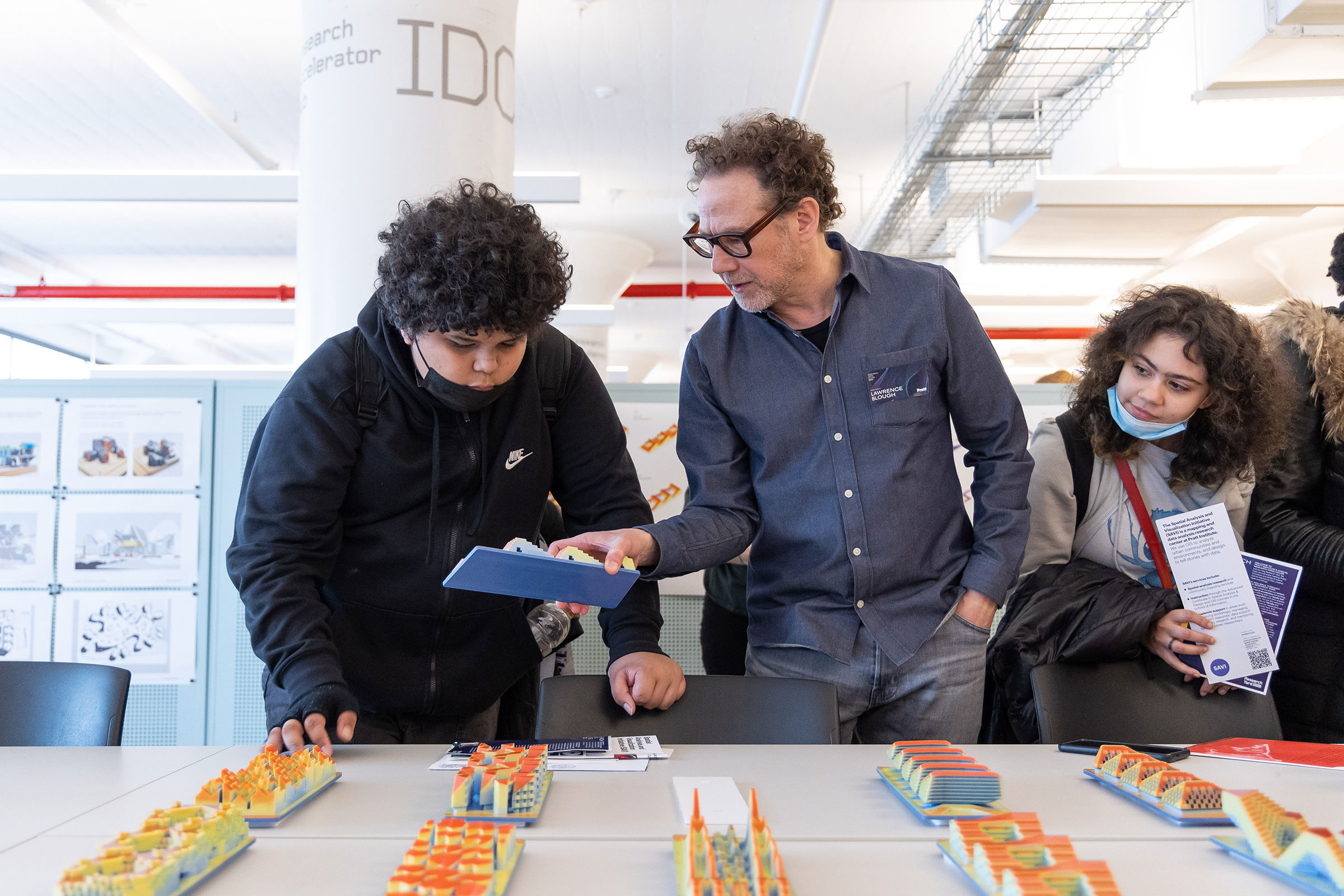 Lawrence Blough, professor of undergraduate architecture, presenting the Co-Housing Center at ROH 2023 (photo by Sam Stuart)