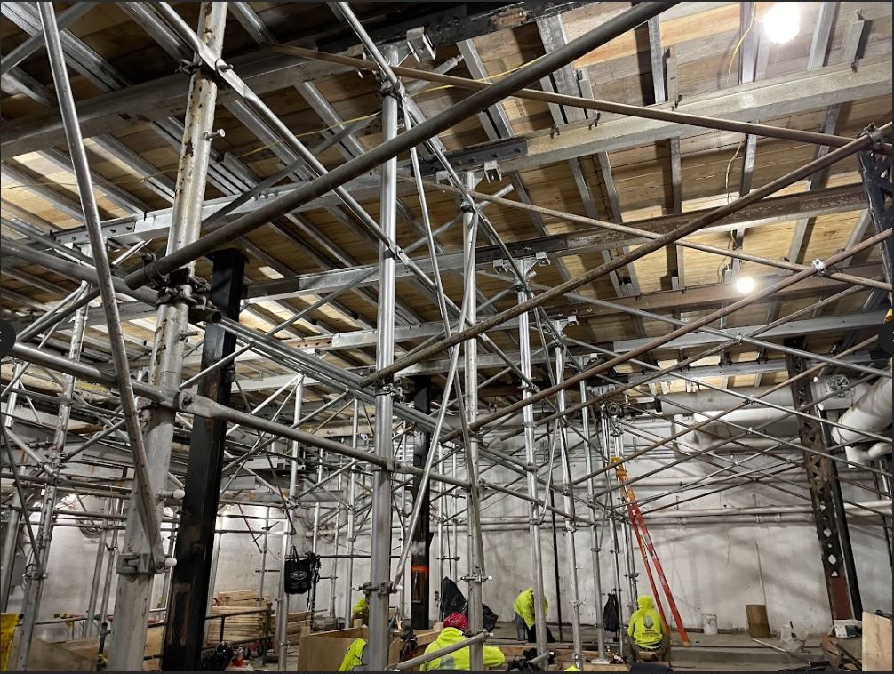 Construction work at pratt campus