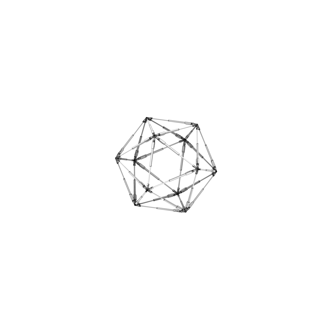 schematic of wireframe spherical object
