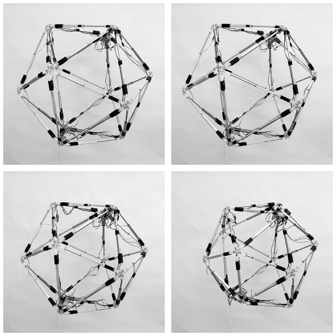 schematic of wireframe spherical object