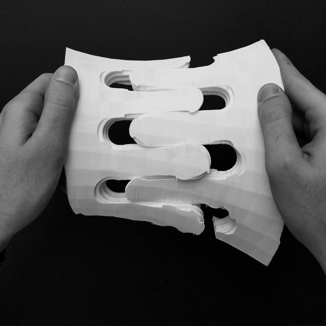 object, resembling armor, with interlocking parts