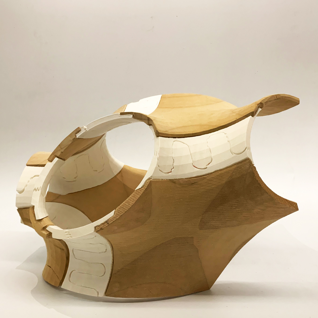 object, resembling armor, with interlocking parts