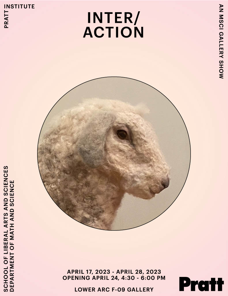 A poster for the InterAction event at Pratt