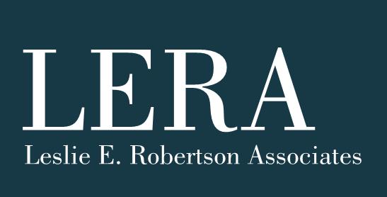 Lera Logo, blue background