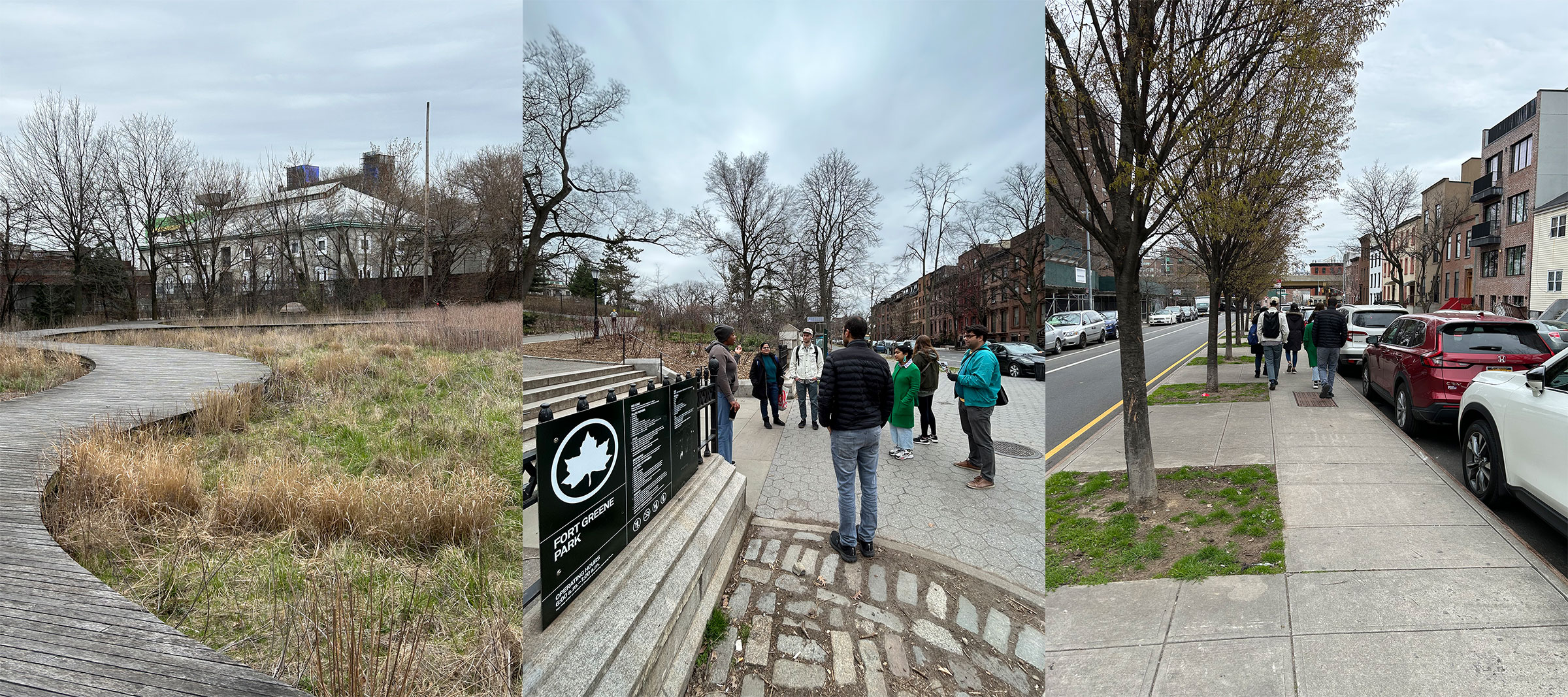 The Pratt Trail Network walk that was part of the Spring 2023 Pratt Earth Action Week (courtesy Ira Stern)