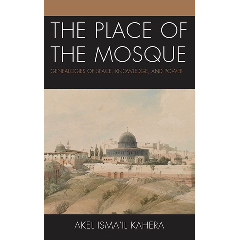 A book cover featuring a mosque on a hill.