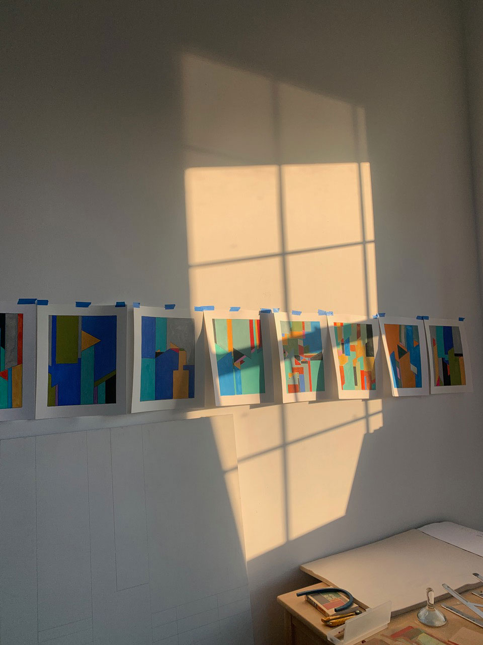 Anton Ginzburg’s studio at KinoSaito (courtesy Anton Ginzburg)