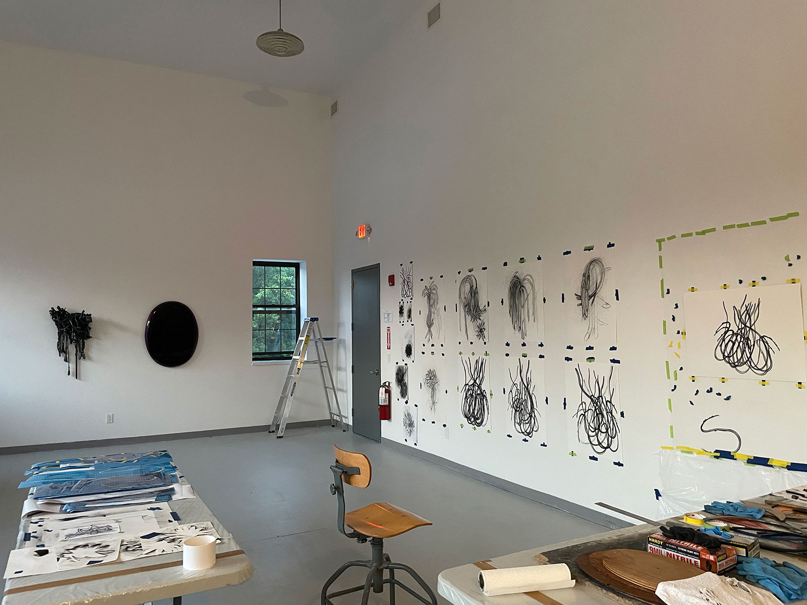 John Monti’s studio at Kino Saito (courtesy John Monti)