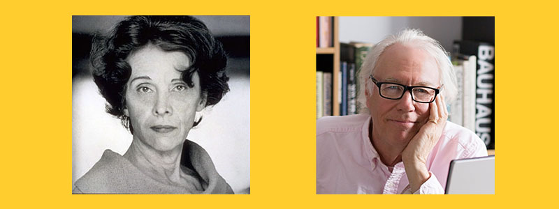 A picture of Rowena Reed next to a picture of of Tucker Viemester on a Yellow background.