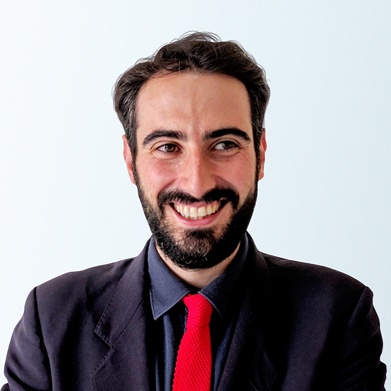 Headshot of Valentino Catricala. There is a white background.