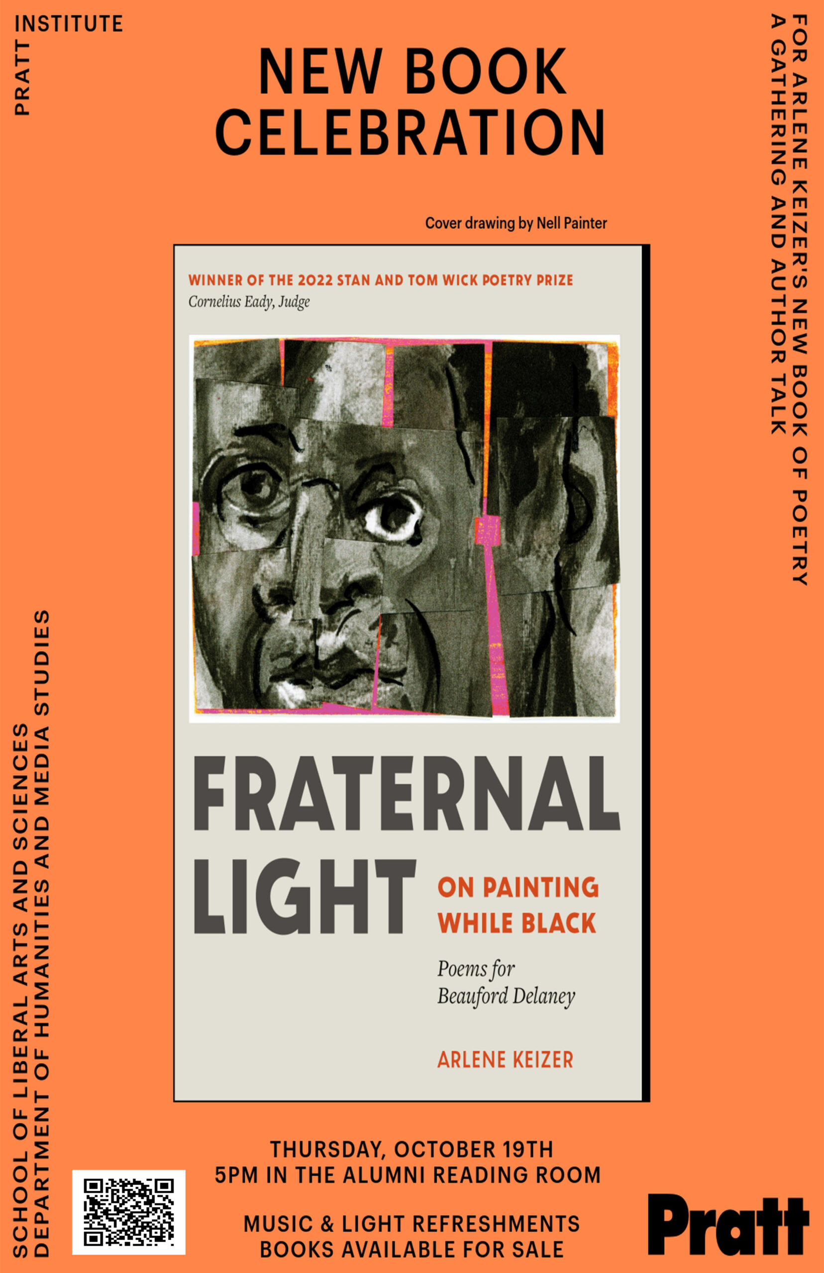 The image is an orange poster of the event, showing all the details of the event.