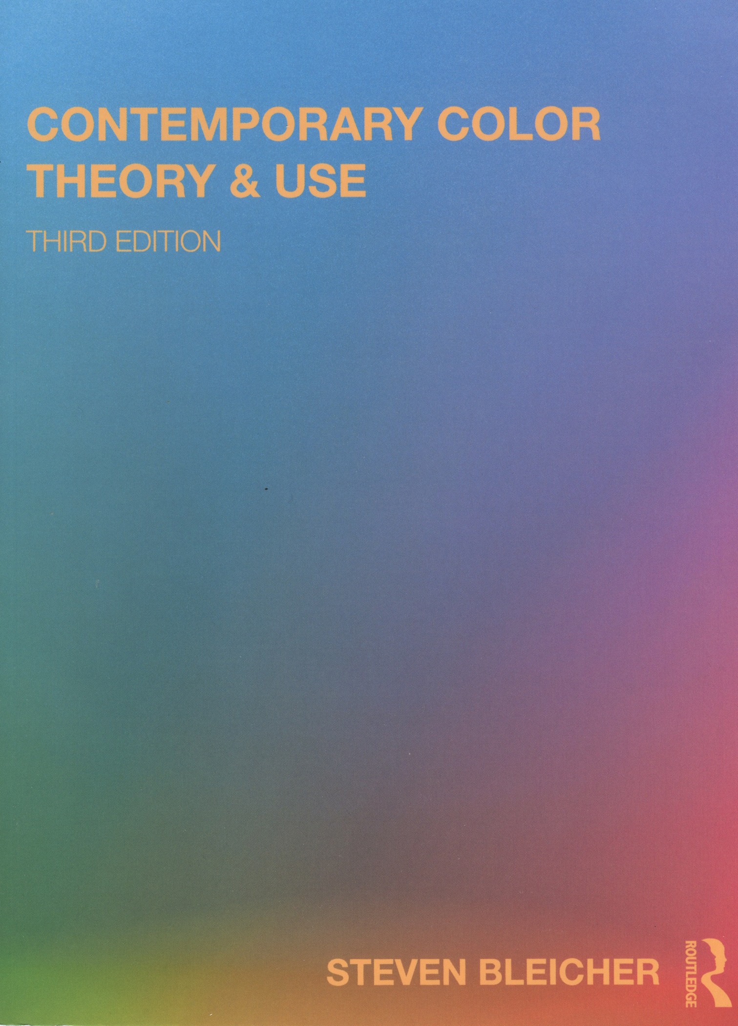 A book cover featuring blurred primary and secondary colors.